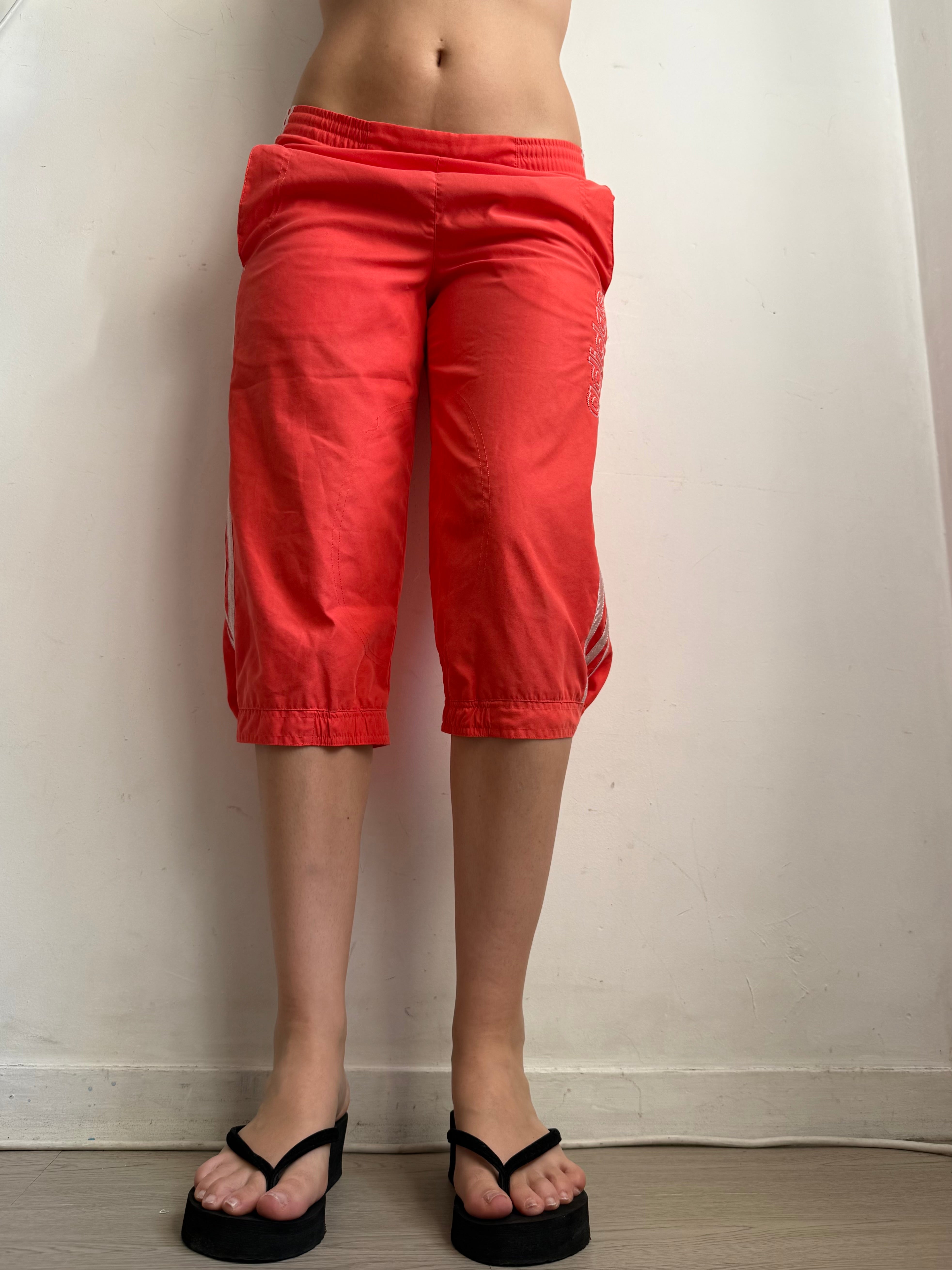 Orange activewear capri pants (S)