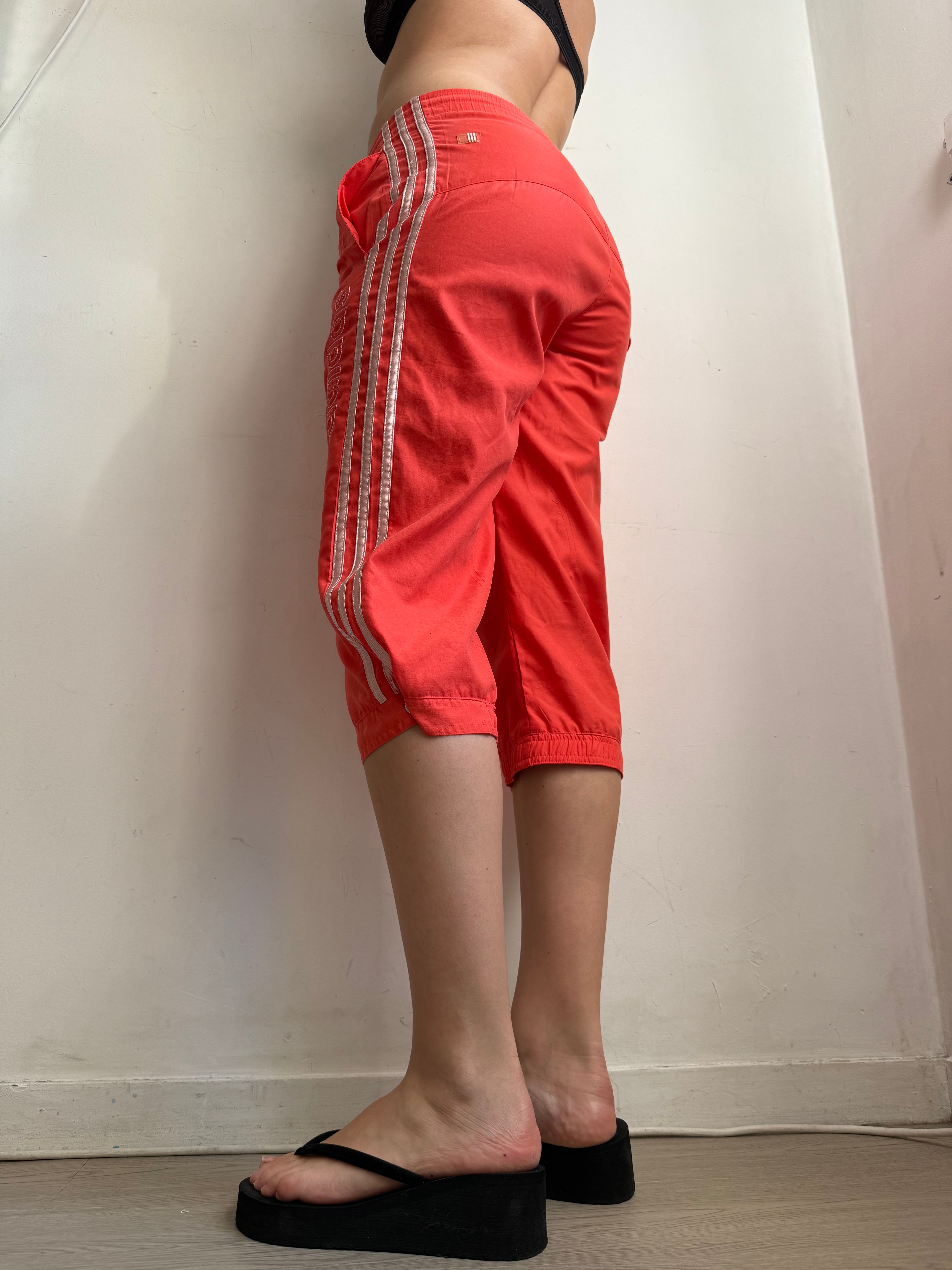 Orange activewear capri pants (S)