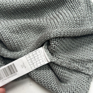 Khaki knitted hooded tee (S)