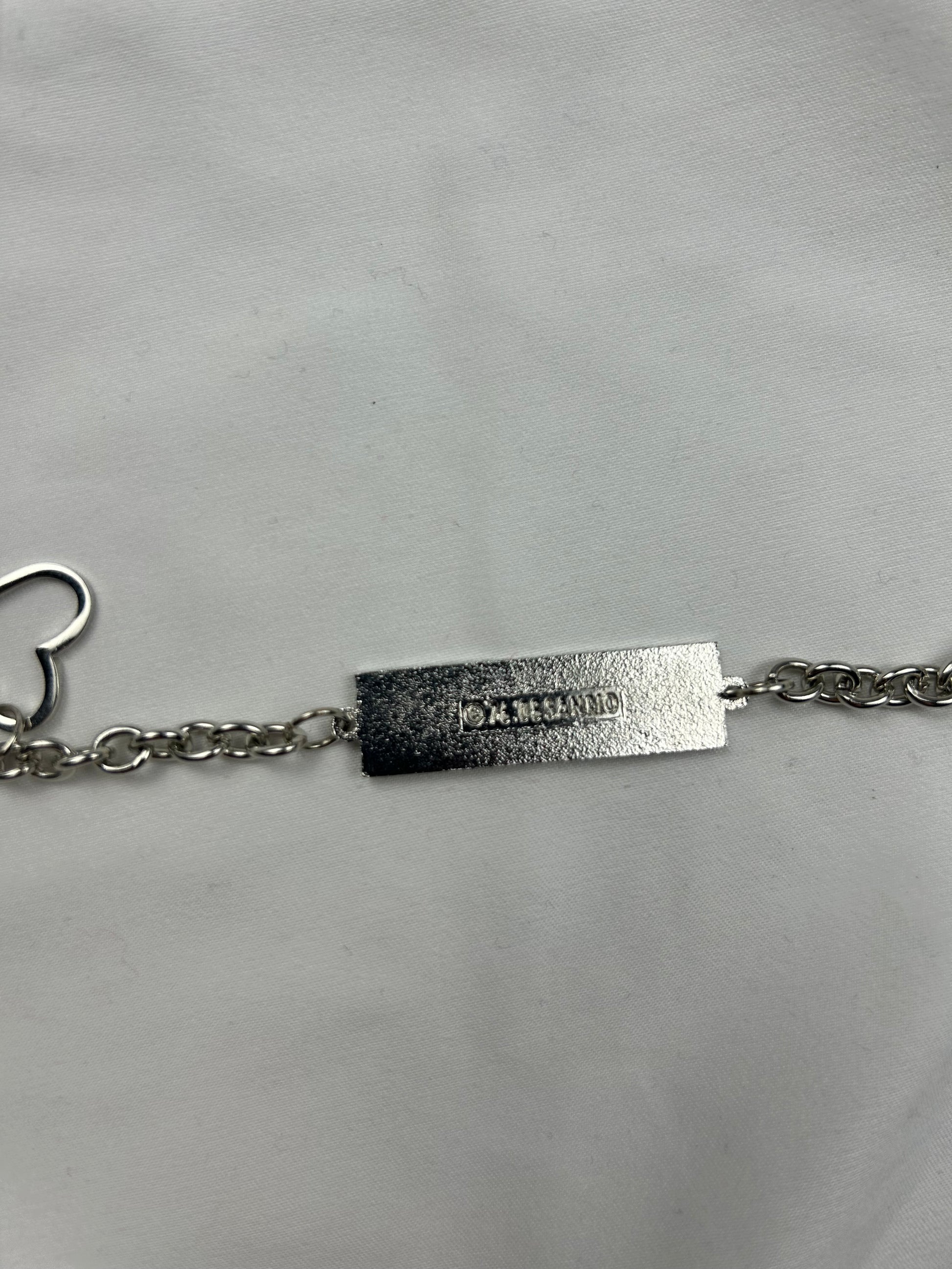 Stainless steel silver chain bracelet