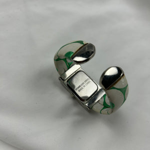 Vintage silver inox bracelet jewelry watch