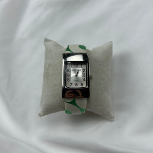 Vintage silver inox bracelet jewelry watch