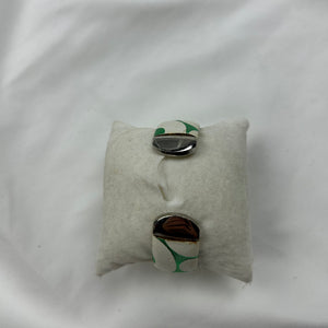 Vintage silver inox bracelet jewelry watch