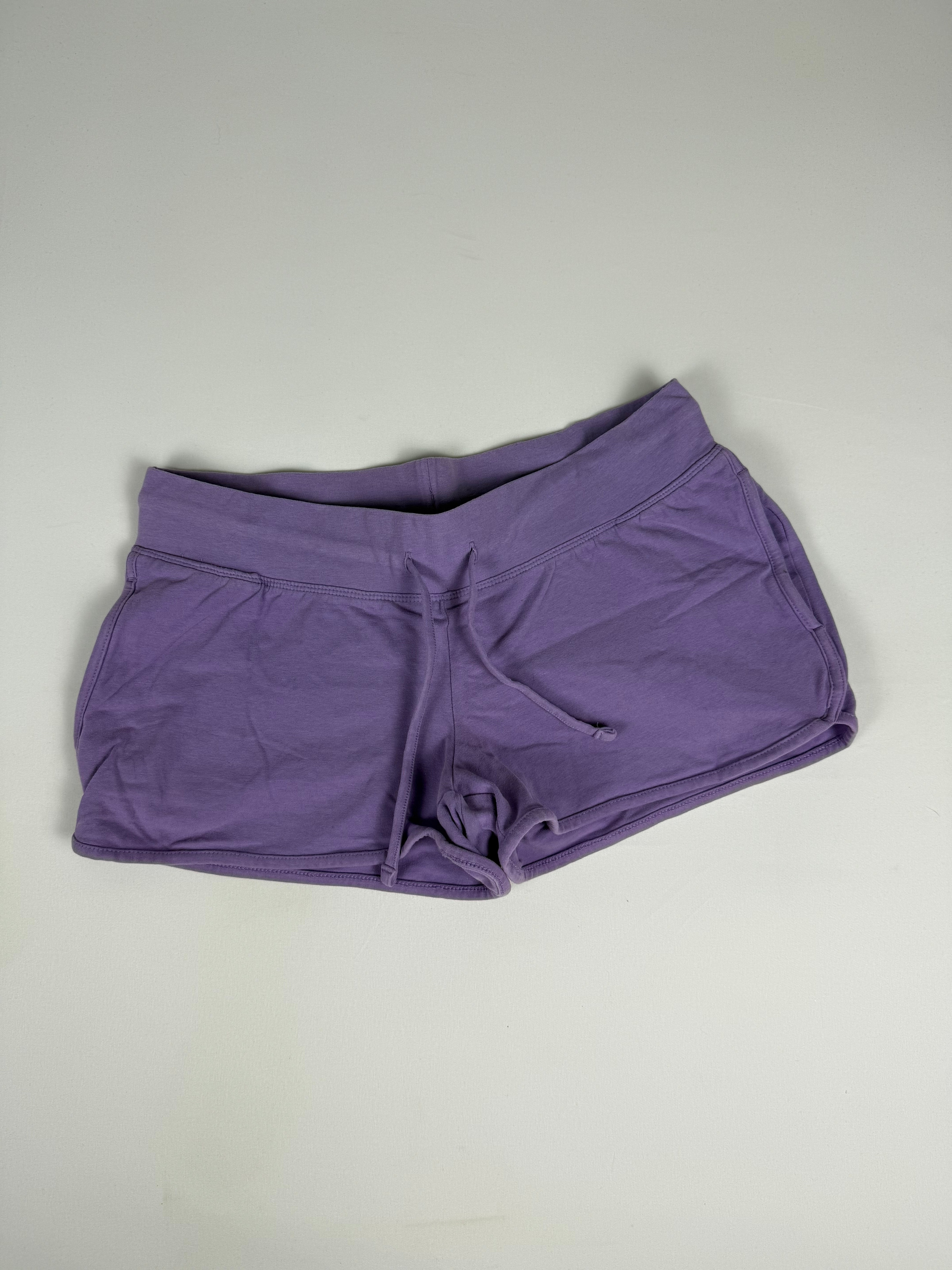 Lilac cotton low rise mini short (S)