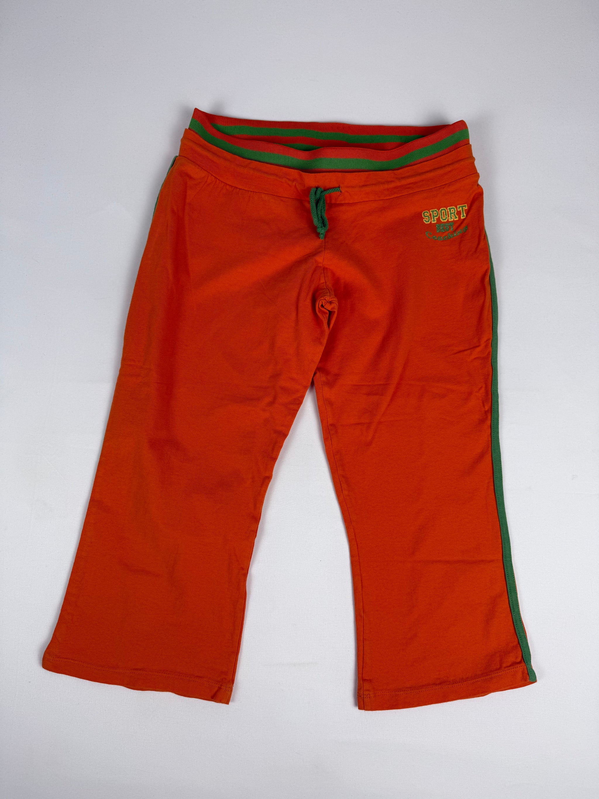 Orange activewear capri pants (M)