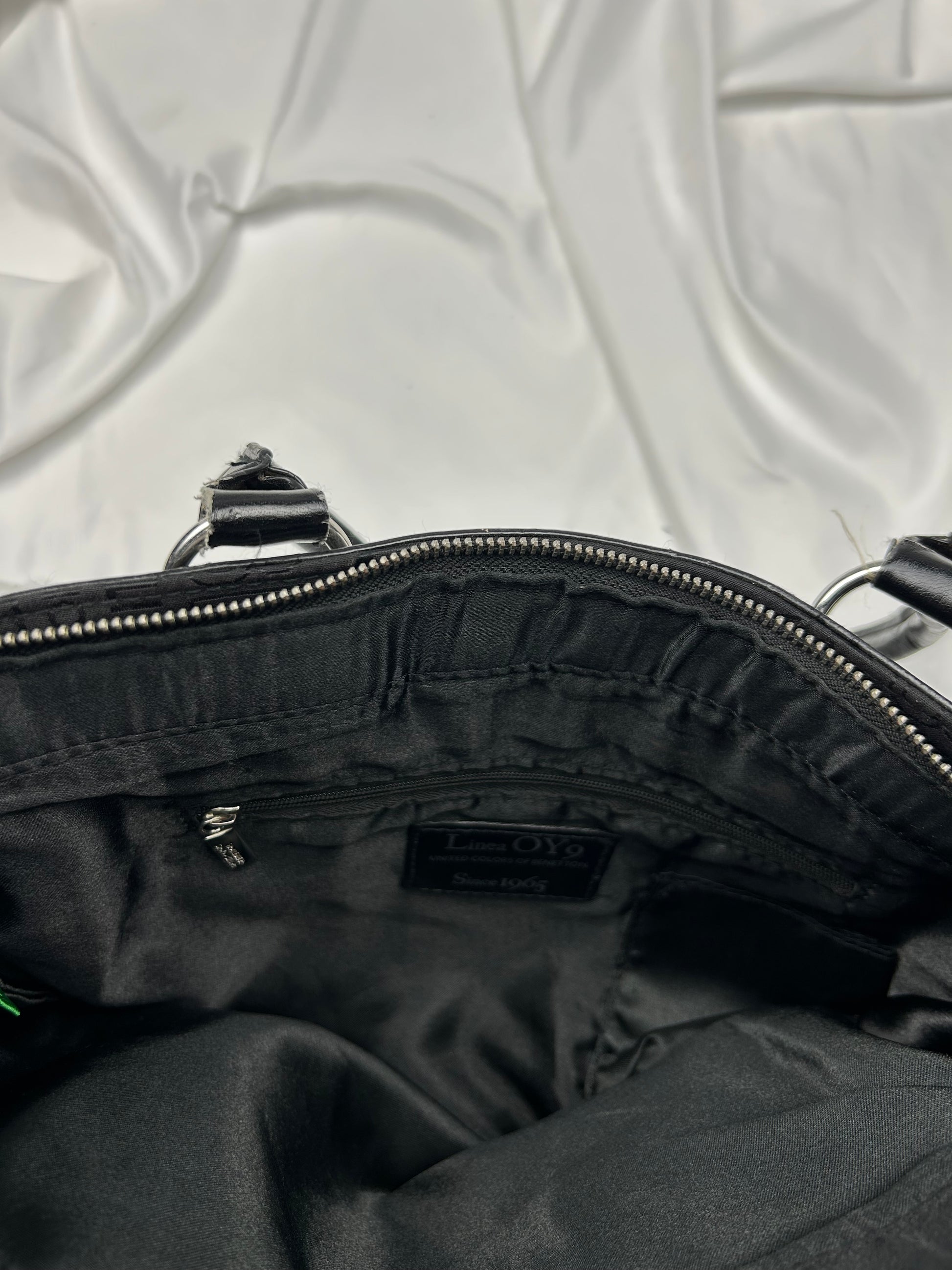 Black monogram shoulder bag