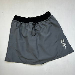 Grey low rise sporty mini skort (S)