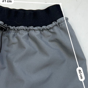 Grey low rise sporty mini skort (S)