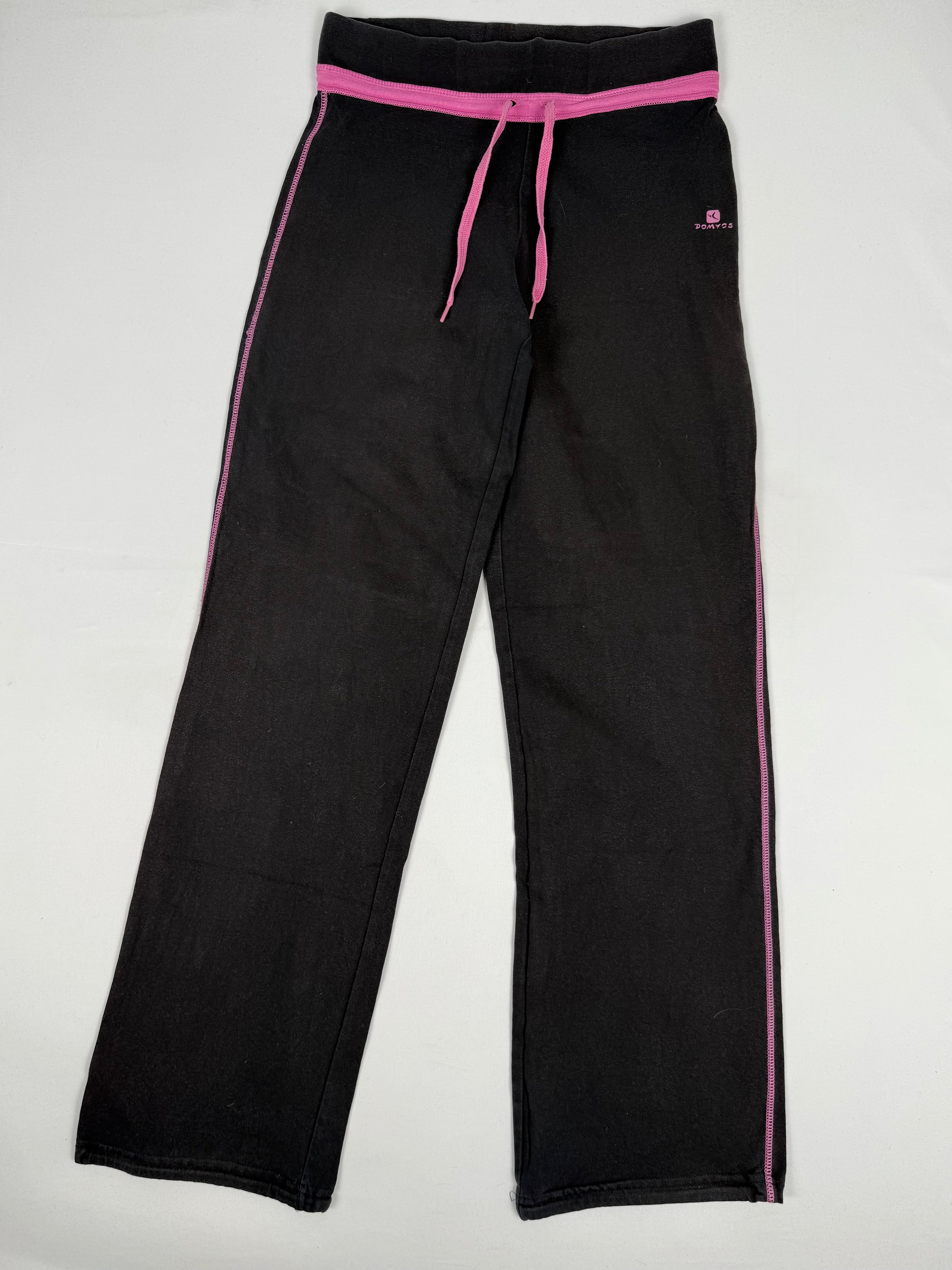 Black activewear flare pants (S)