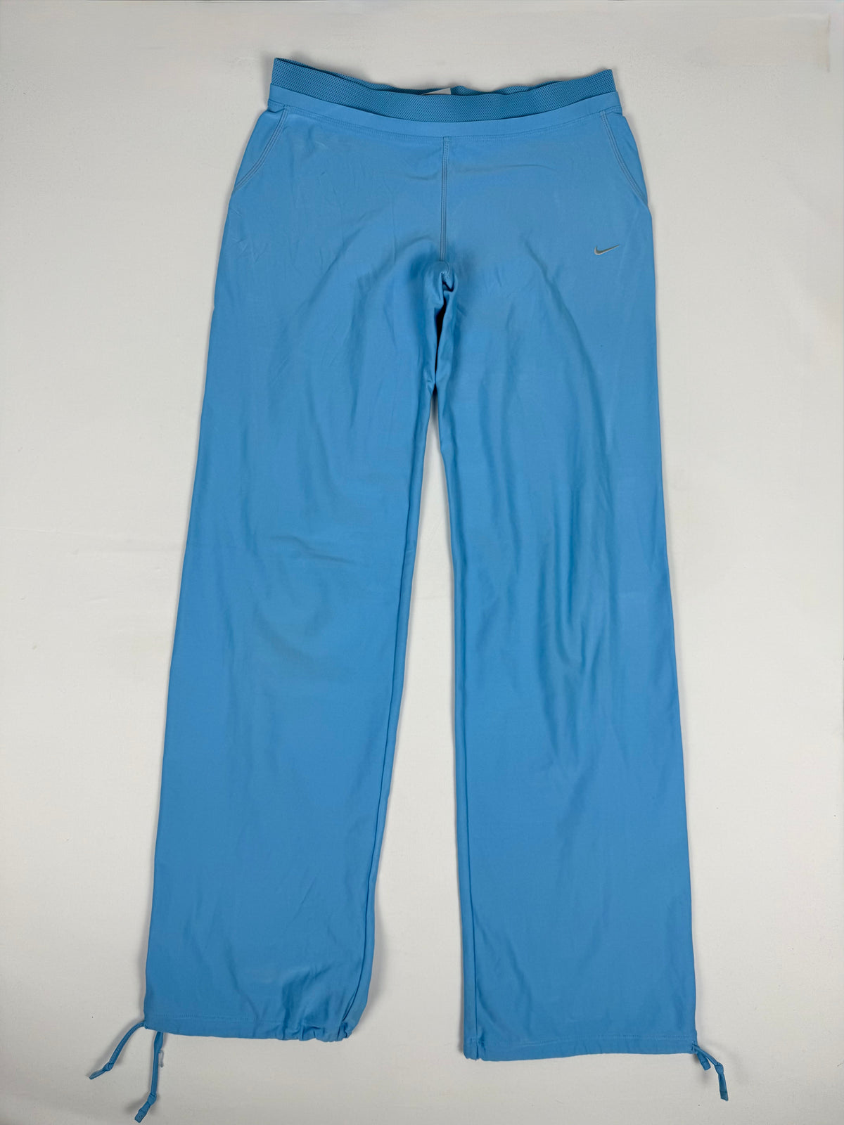 Pantalon droit taille basse en jean noir (XS)