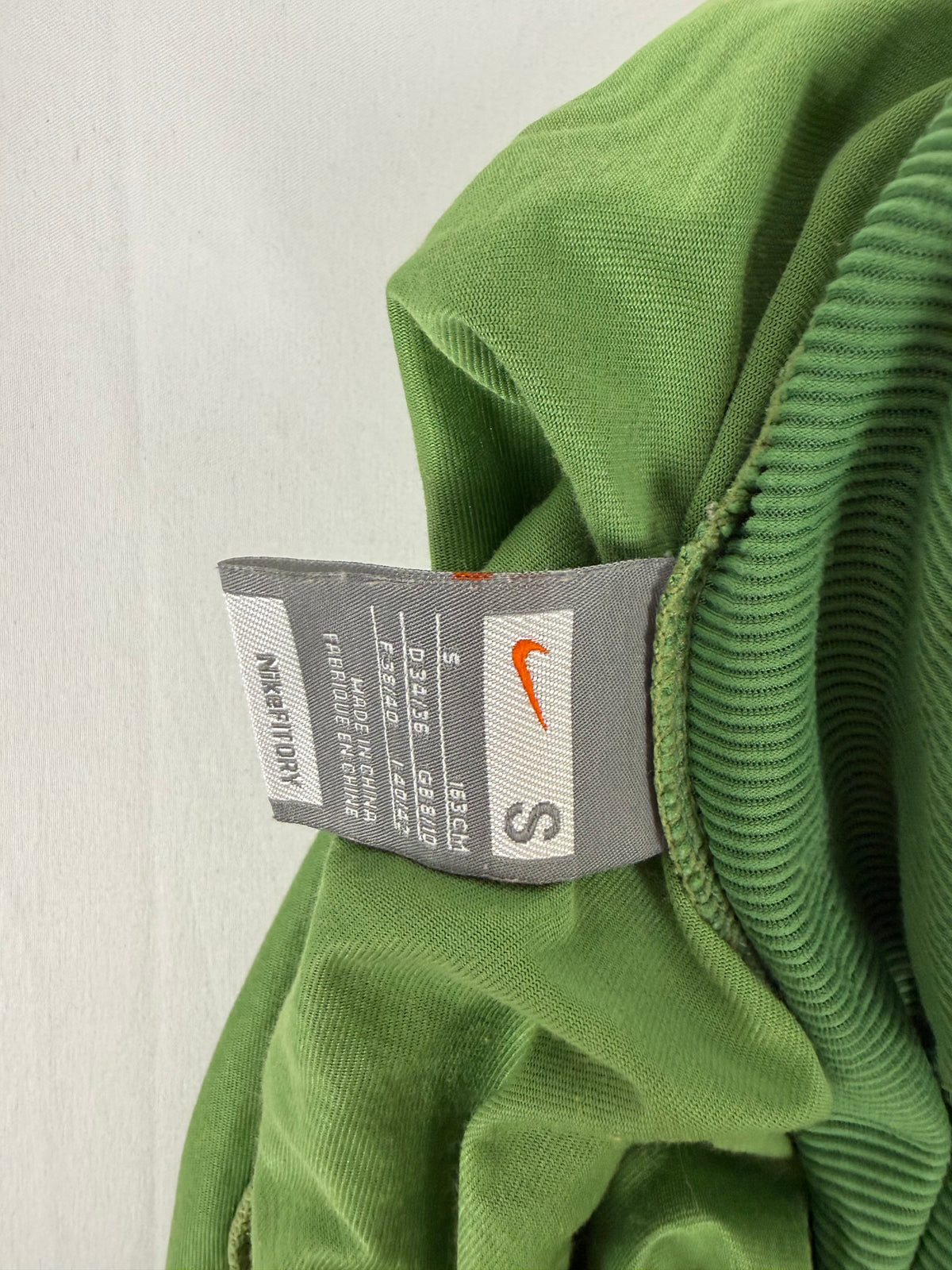 Green 2 in 1 long sleeves top (S)