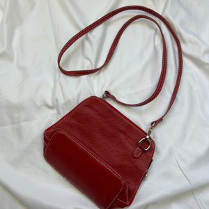 Red mini crossbody bag