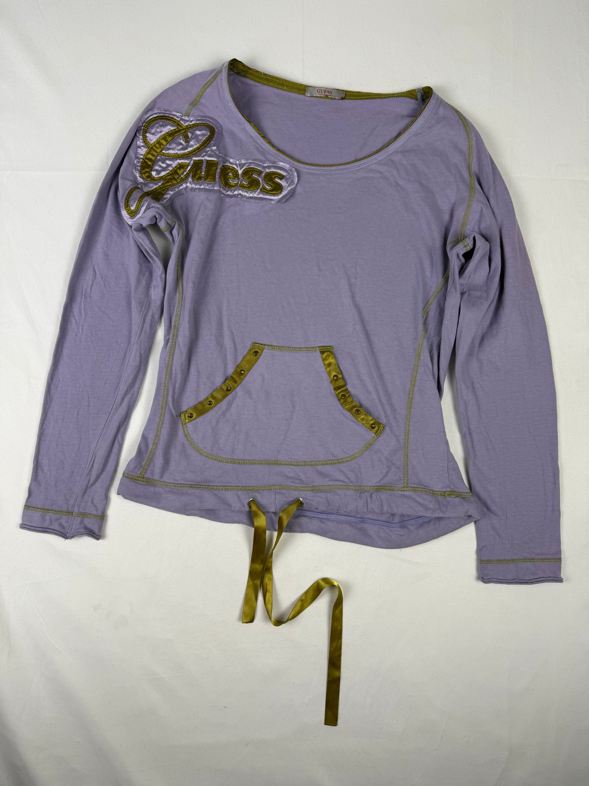 Lilac logo long sleeves top (M/L)
