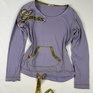 Lilac logo long sleeves top (M/L)