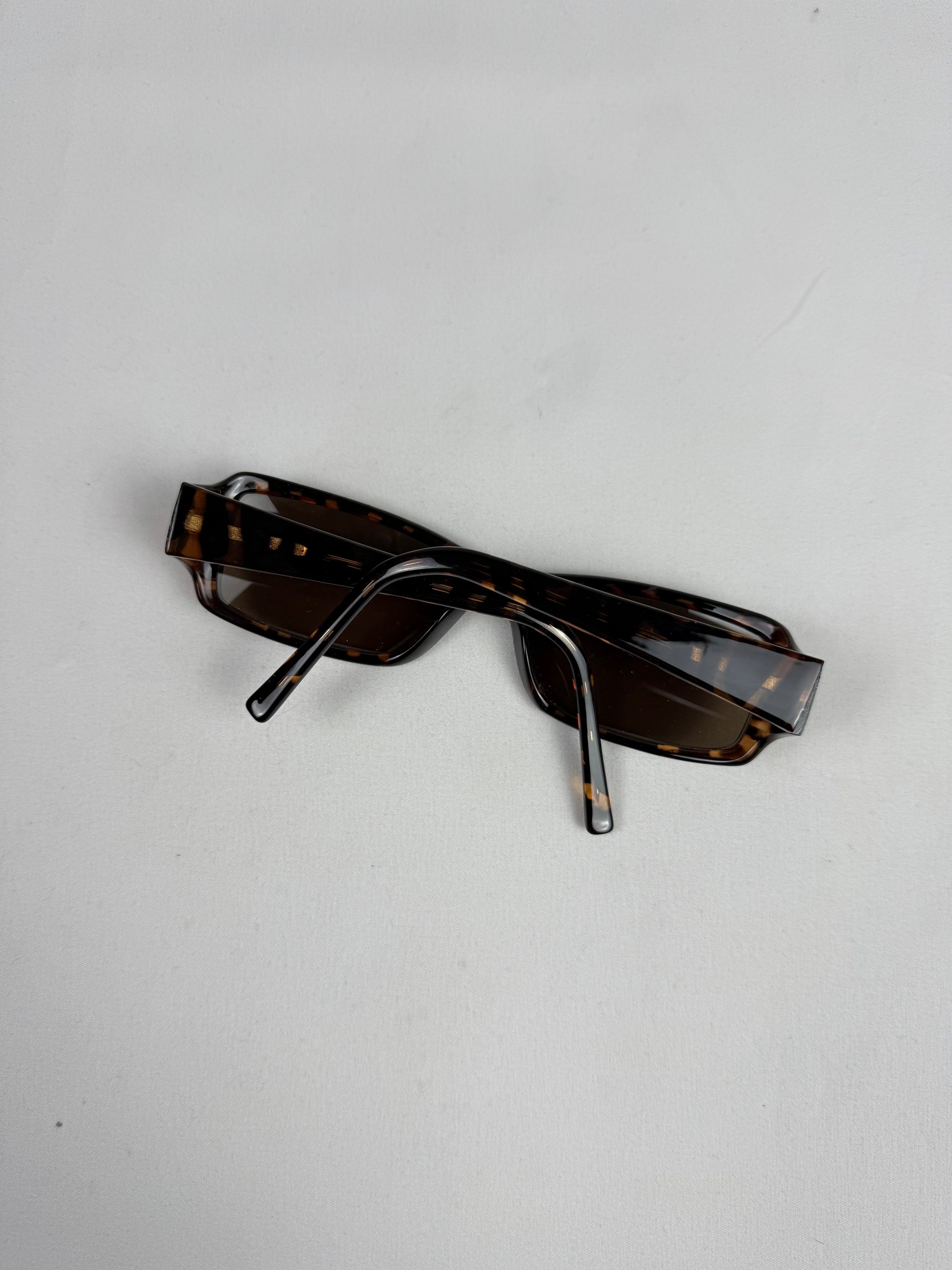Brown square sunglasses (with prescription)