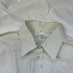 White long sleeves 100% cotton office shirt (S/M)