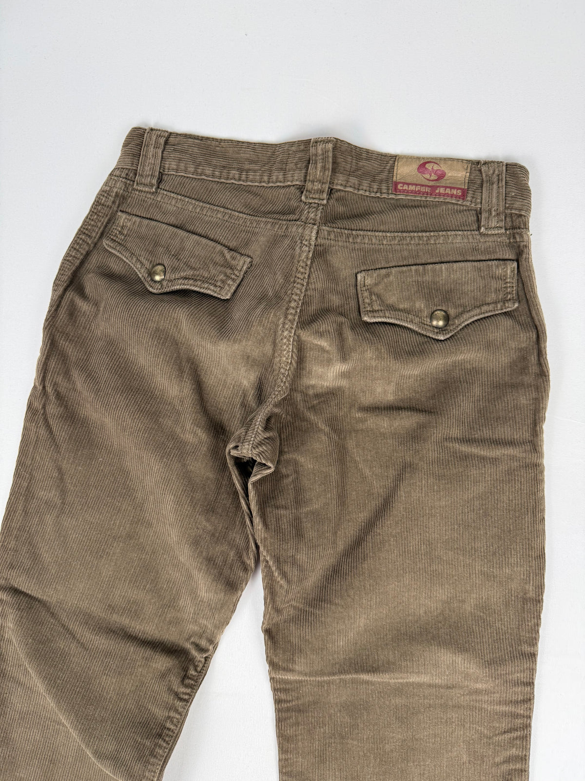 Pantalon droit taille basse en jean noir (XS)