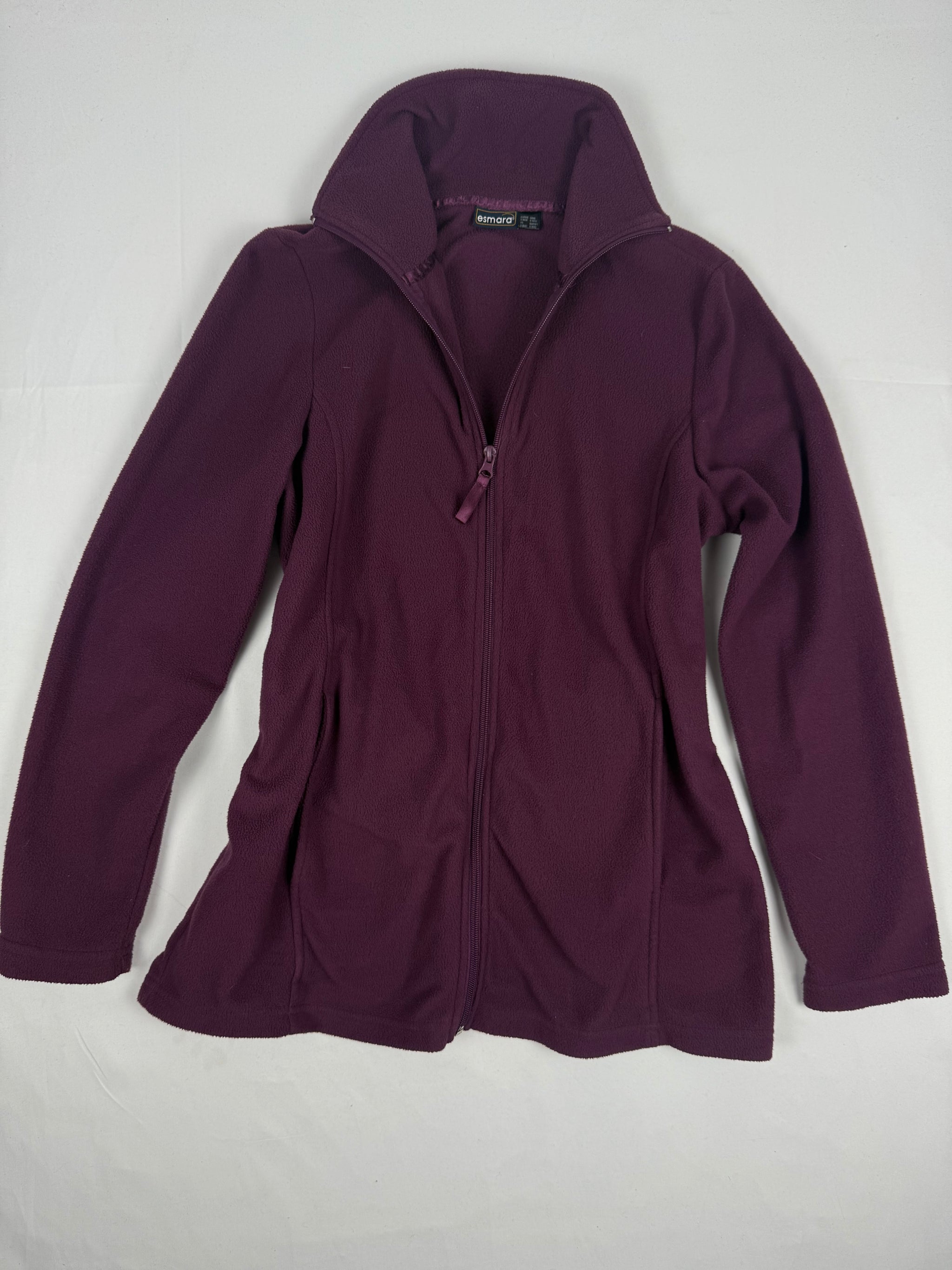Purple zip up fleece jacket (M/L)