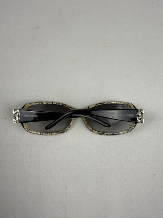 Black & silver logo sunglasses