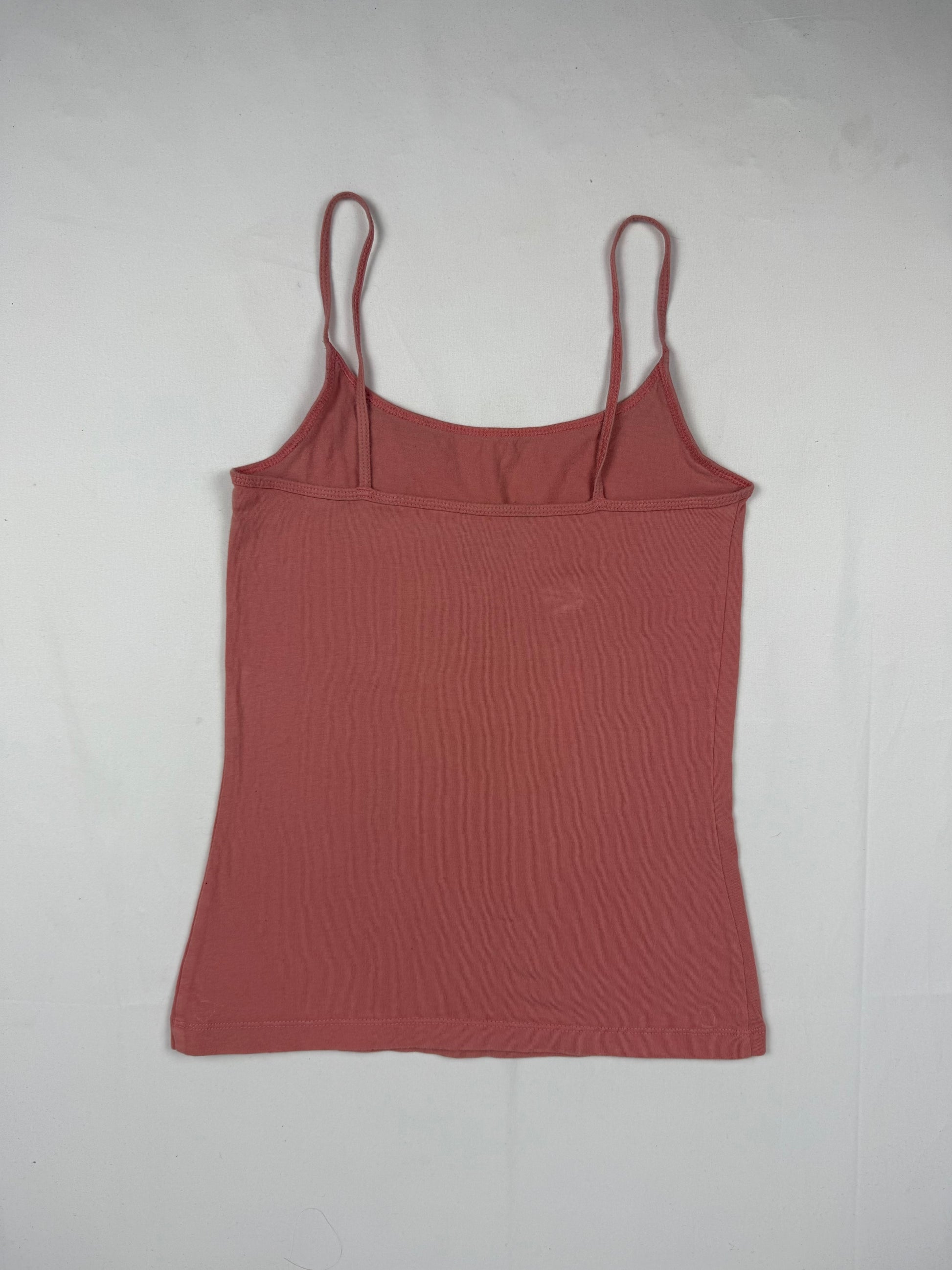 Pink stretchy cami top (S/M)