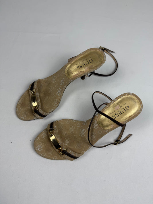 Gold night out kitten heels (37)