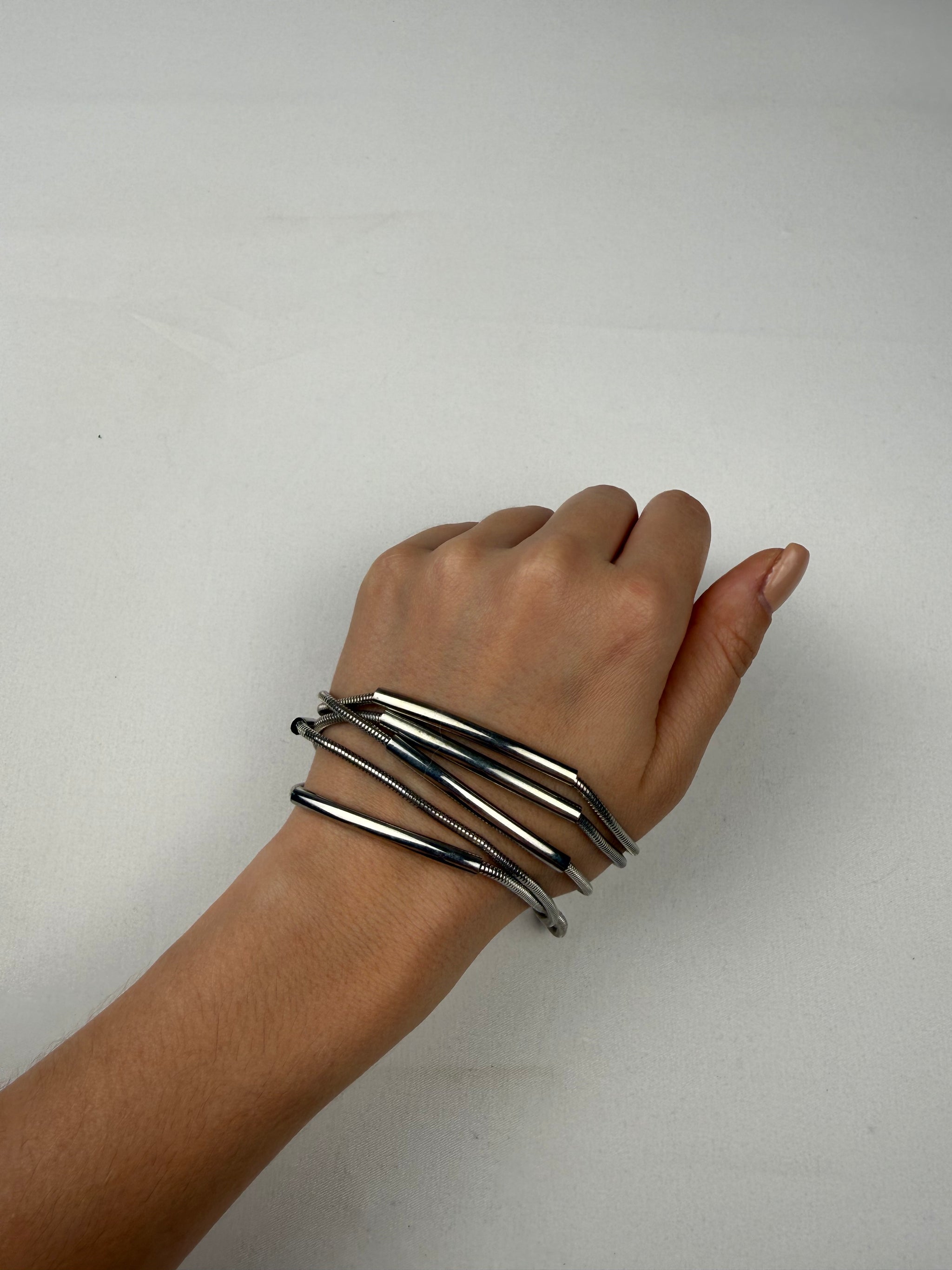 Silver inox bracelet