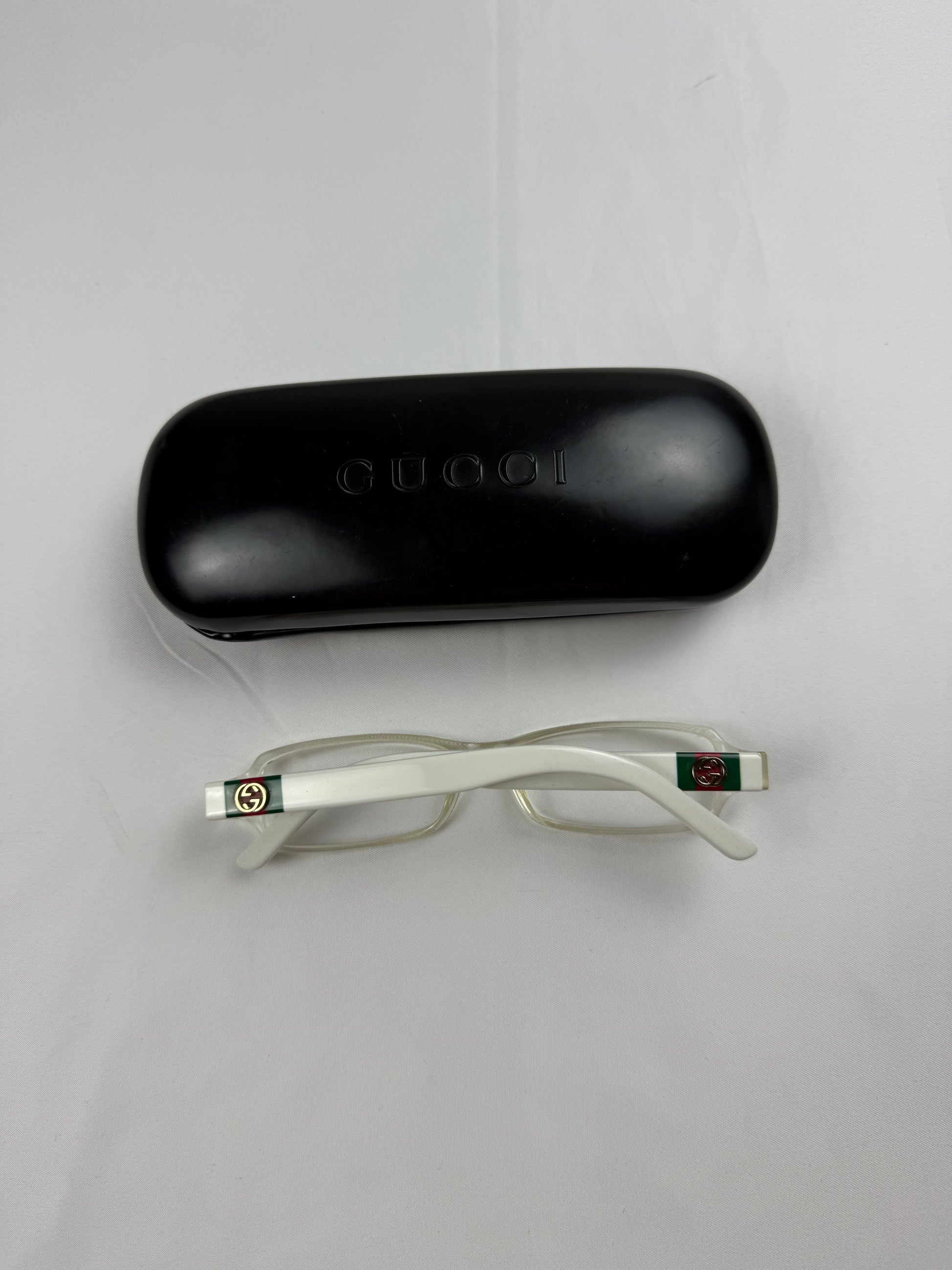 White office siren glasses (no prescription)
