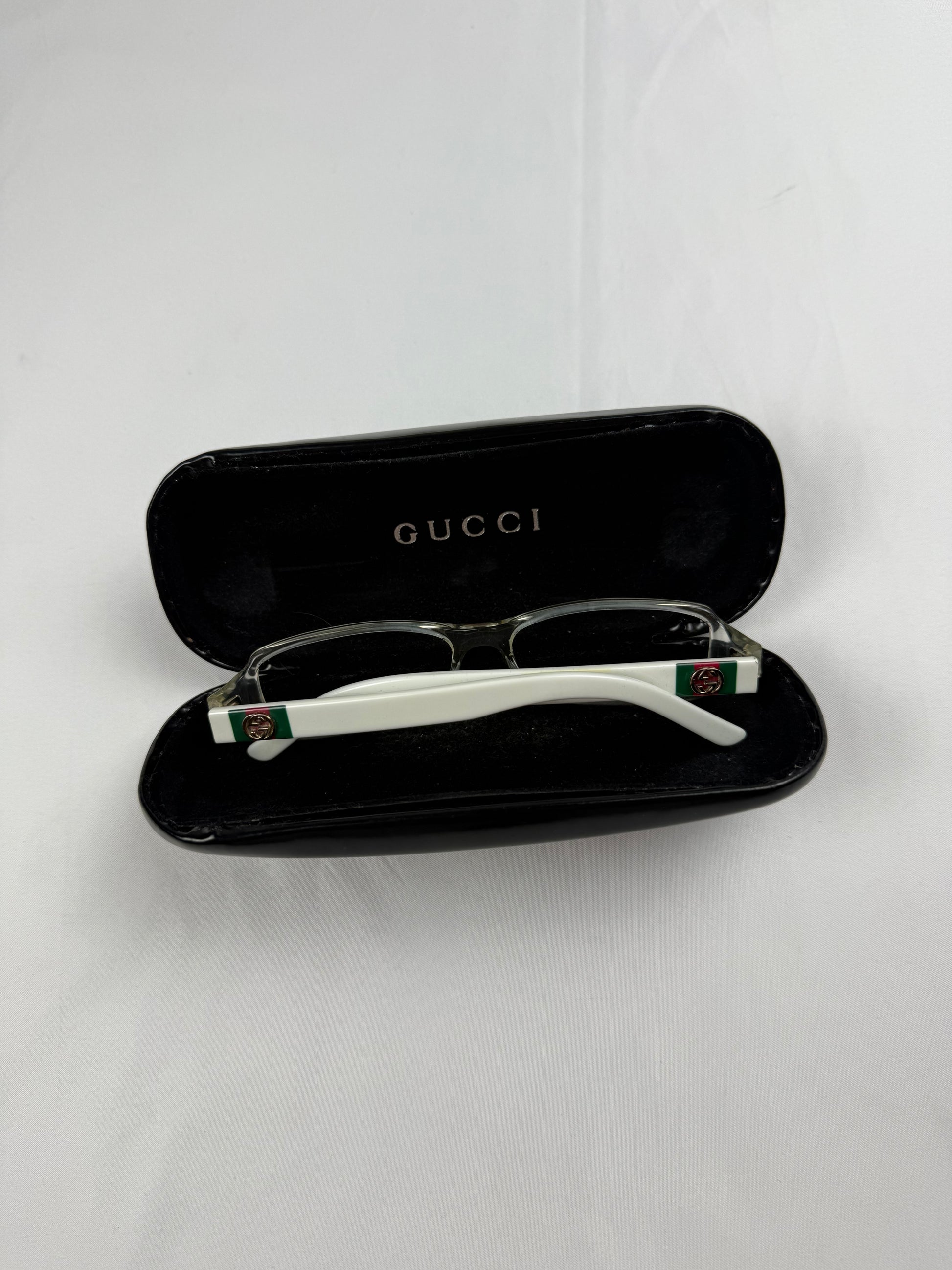 White office siren glasses (no prescription)