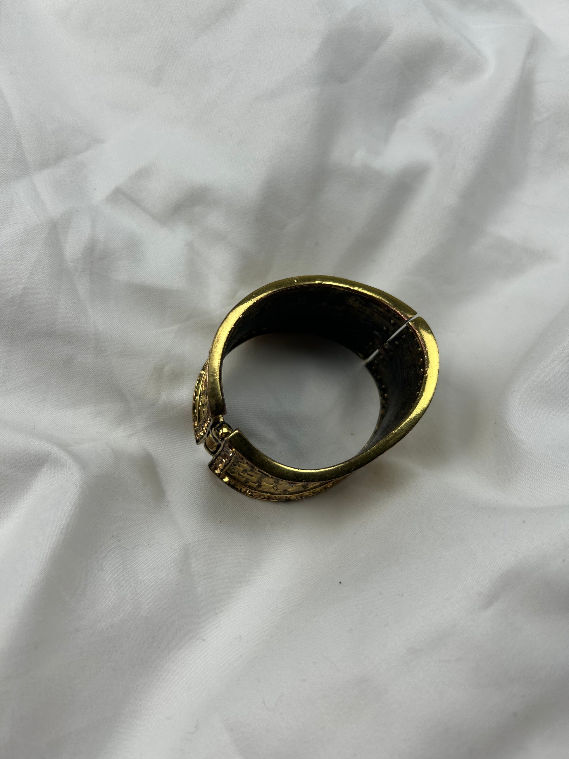 Gold inox bangle bracelet