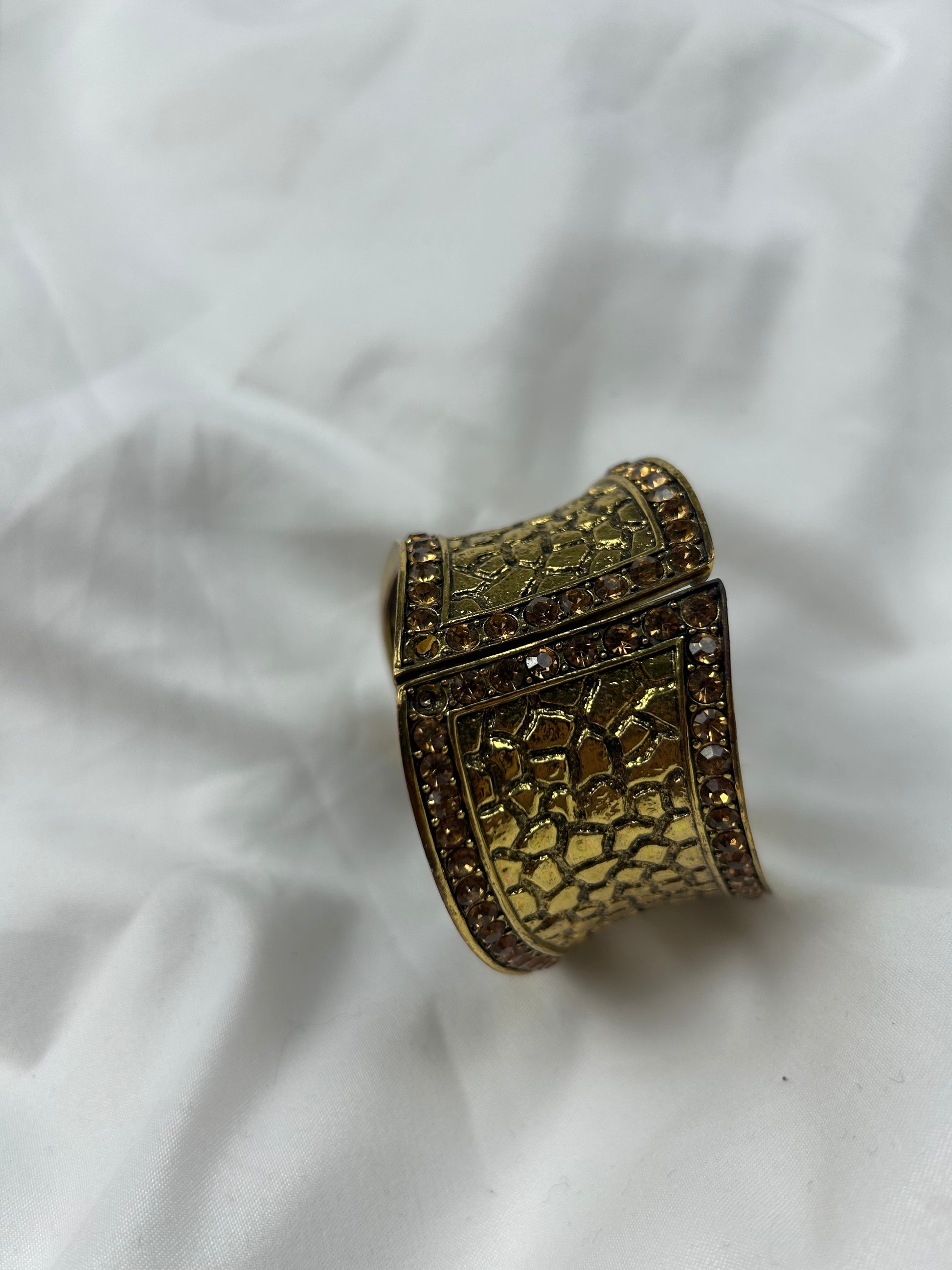 Gold inox bangle bracelet
