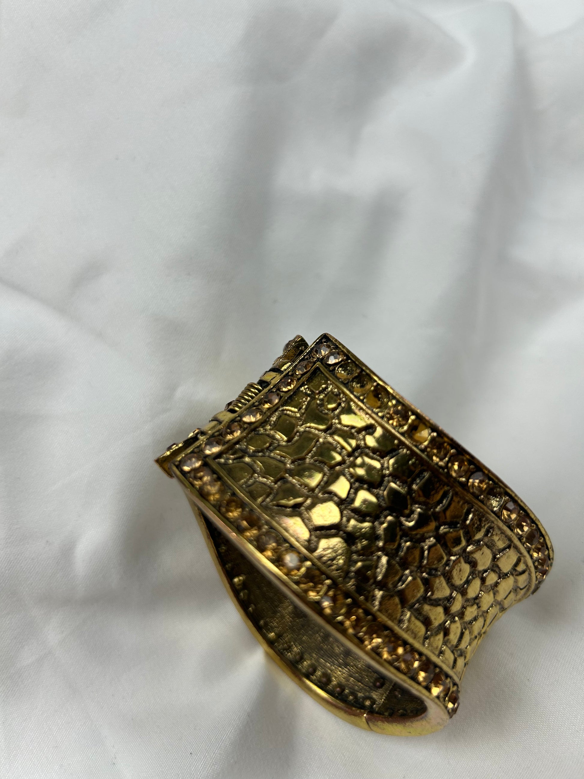 Gold inox bangle bracelet