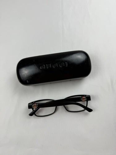 Black office siren glasses (with prescription)