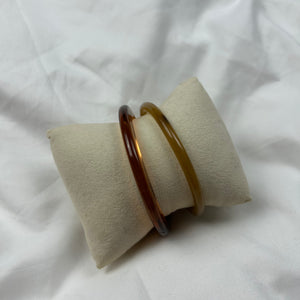 Brown bangle bracelet