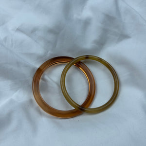 Brown bangle bracelet