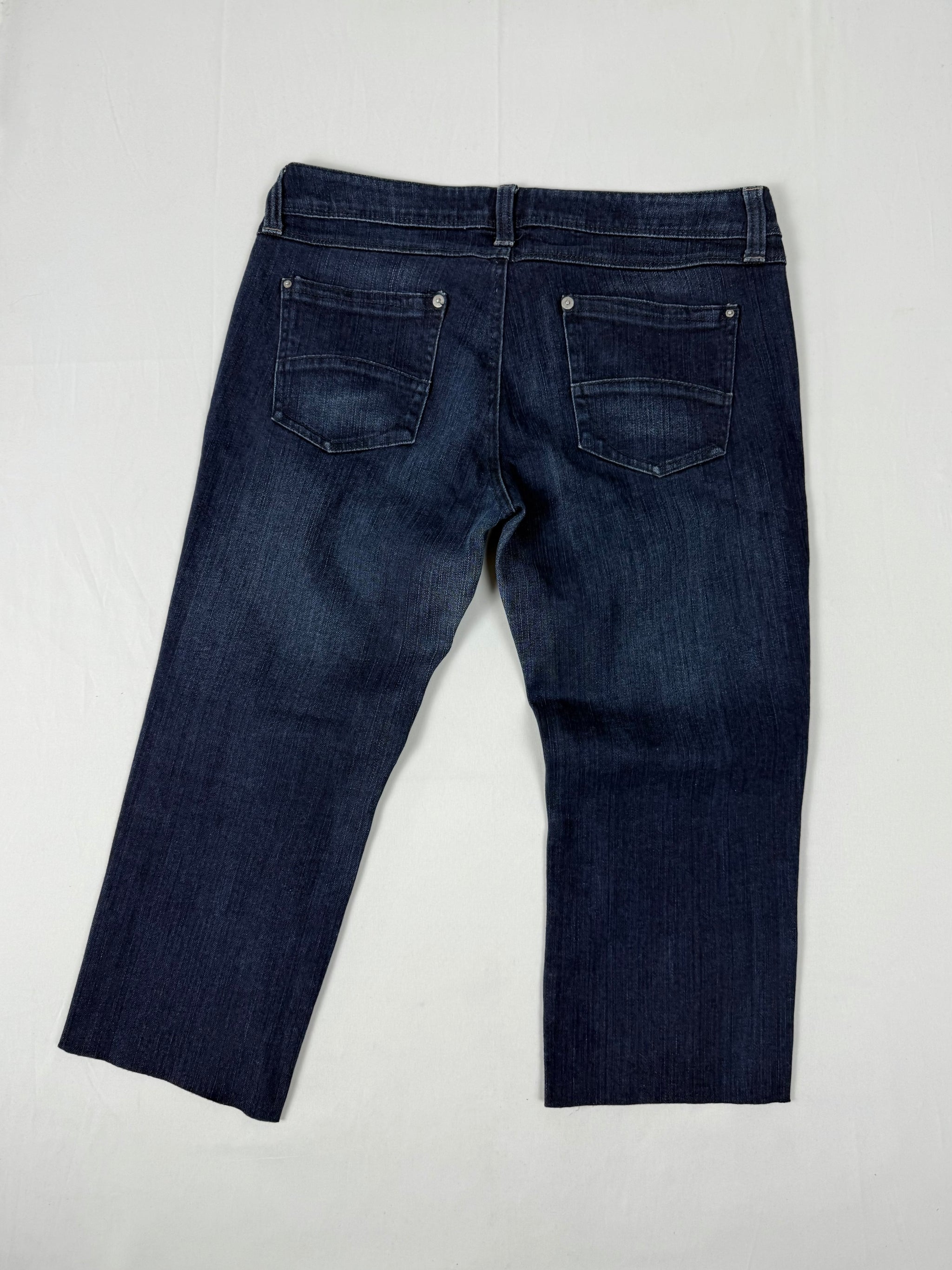 Navy low waist capri pants (L)