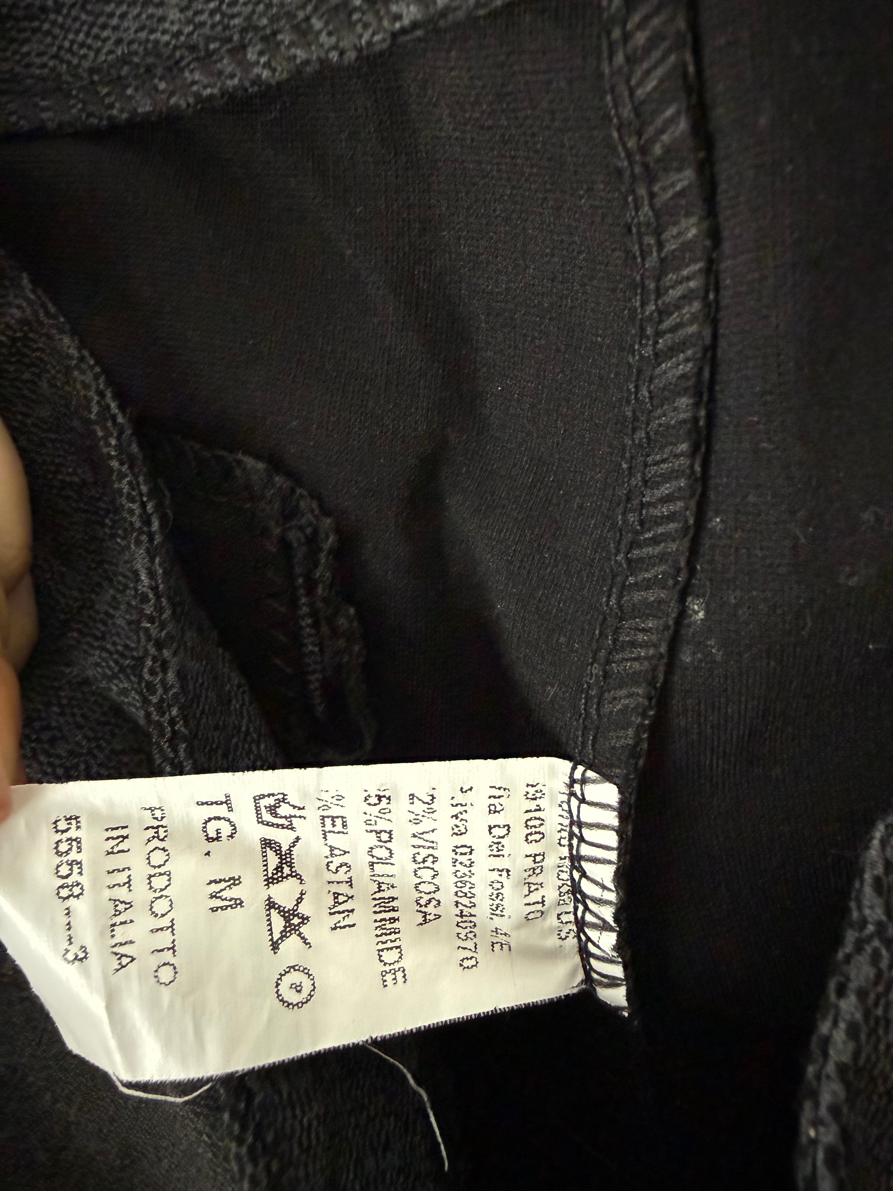 Grey low waist office capri pants (M)