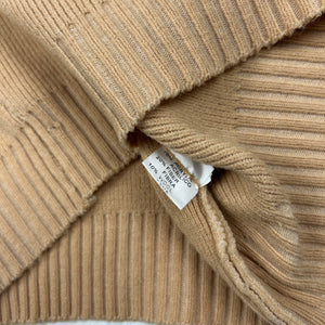 Beige pearls high neck jumper (S/M)