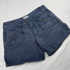 Navy 100% cotton low rise cargo short (XS)