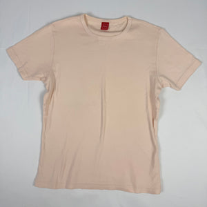 Pink peach 100% cotton tight fit tee (M/L)