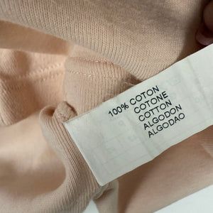 Pink peach 100% cotton tight fit tee (M/L)