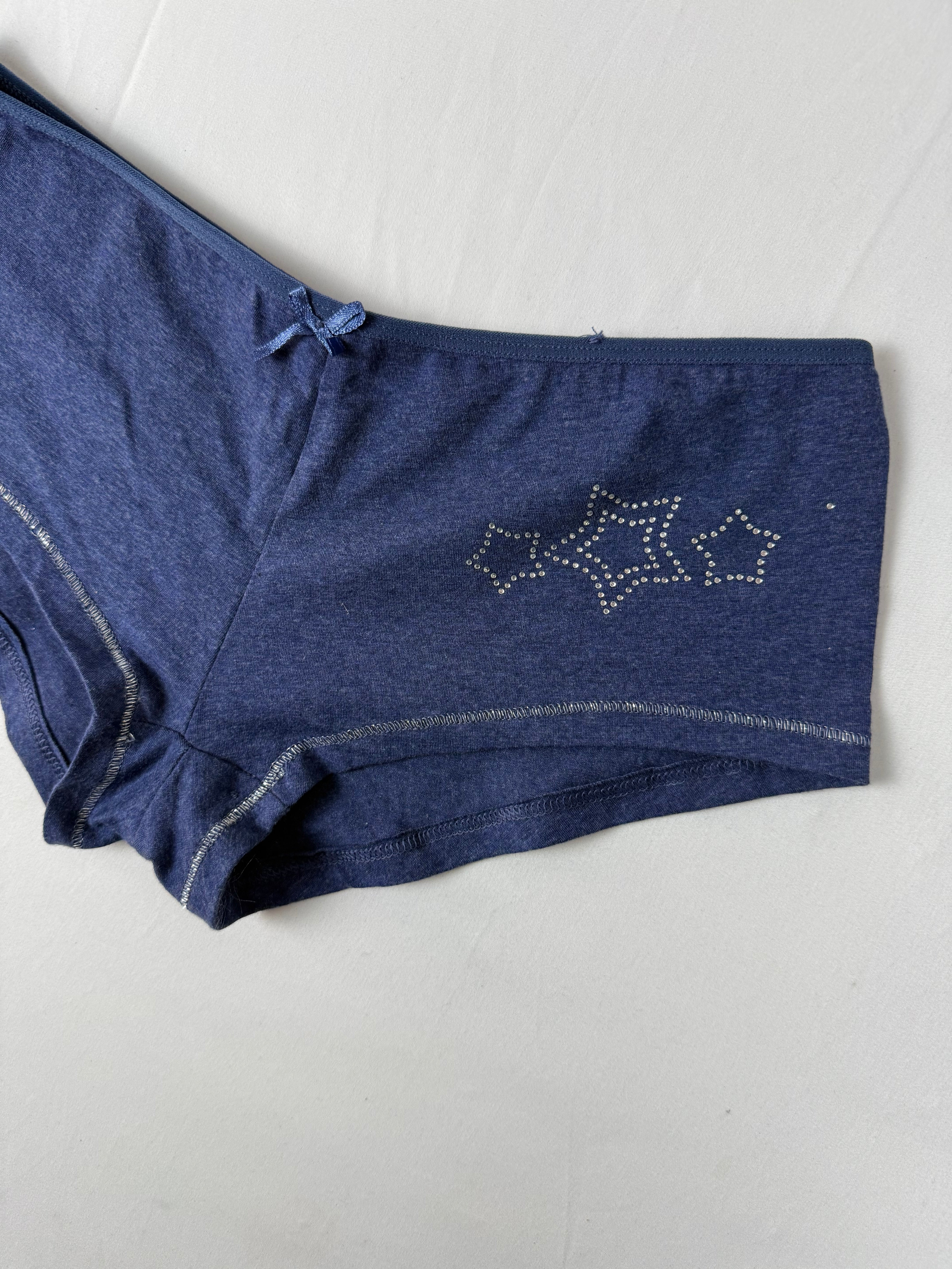 Cotton low rise mini shorty (S)