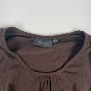 Brown cotton long sleeves top (S/M)
