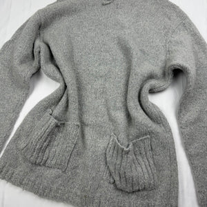 Grey super soft high neck jumper (XL)