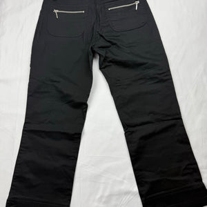 Black low rise capri pants (S)