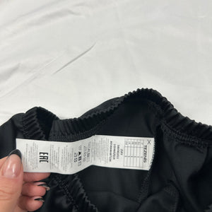 Black satin lingerie mini short (S)