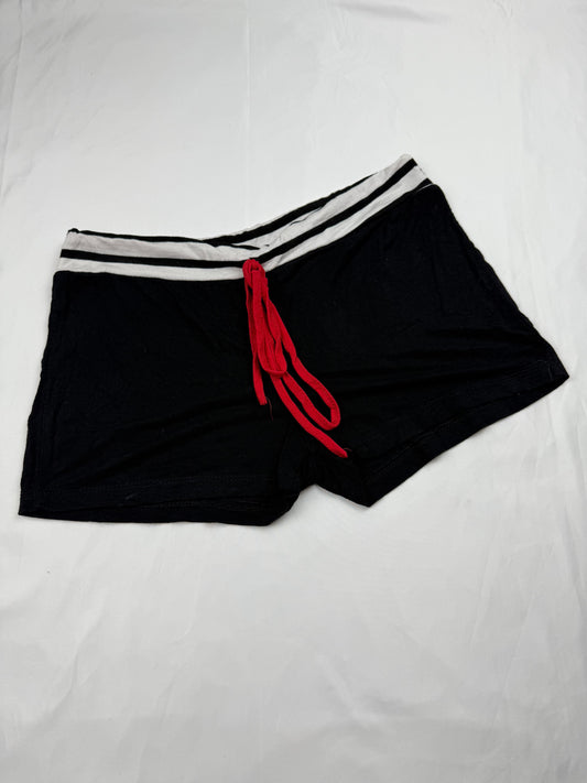 Black  low rise mini short (S/M)