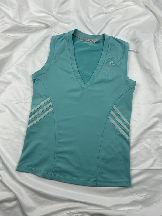 Blue tight fit tank top (S/M)