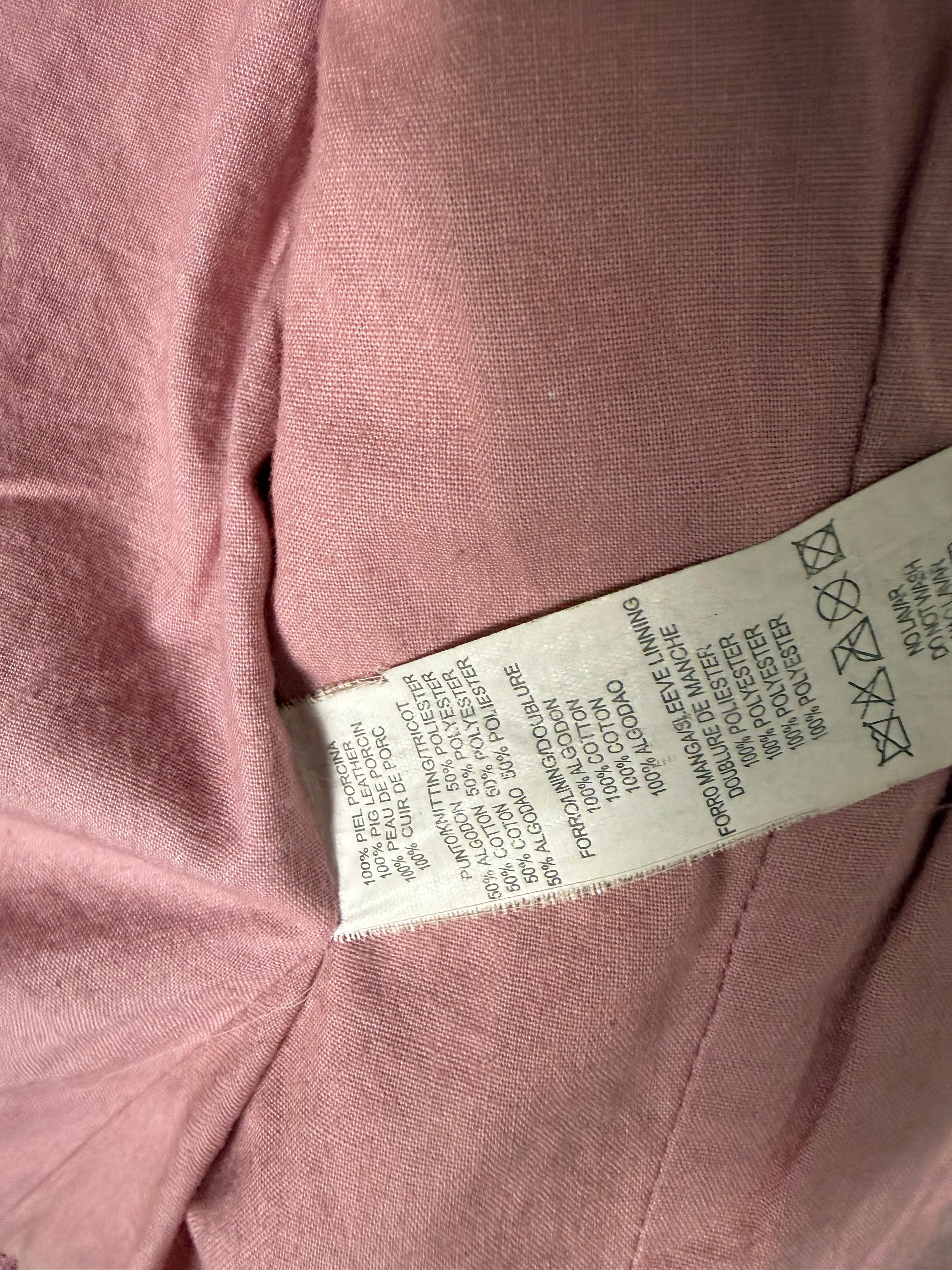 Veste ajustée 100 % coton kaki (L)