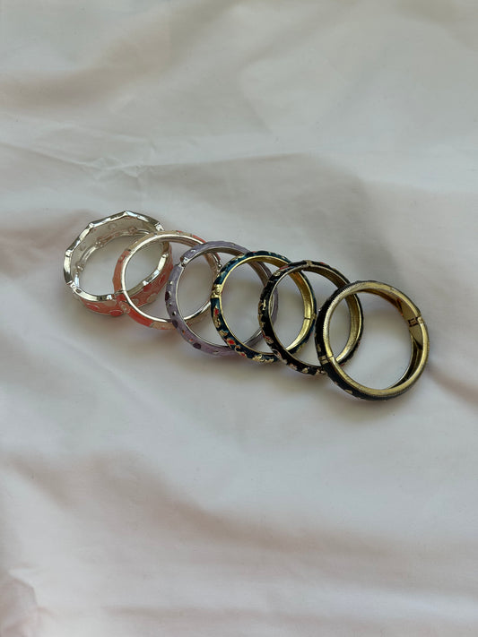Multicolor bangle bracelet