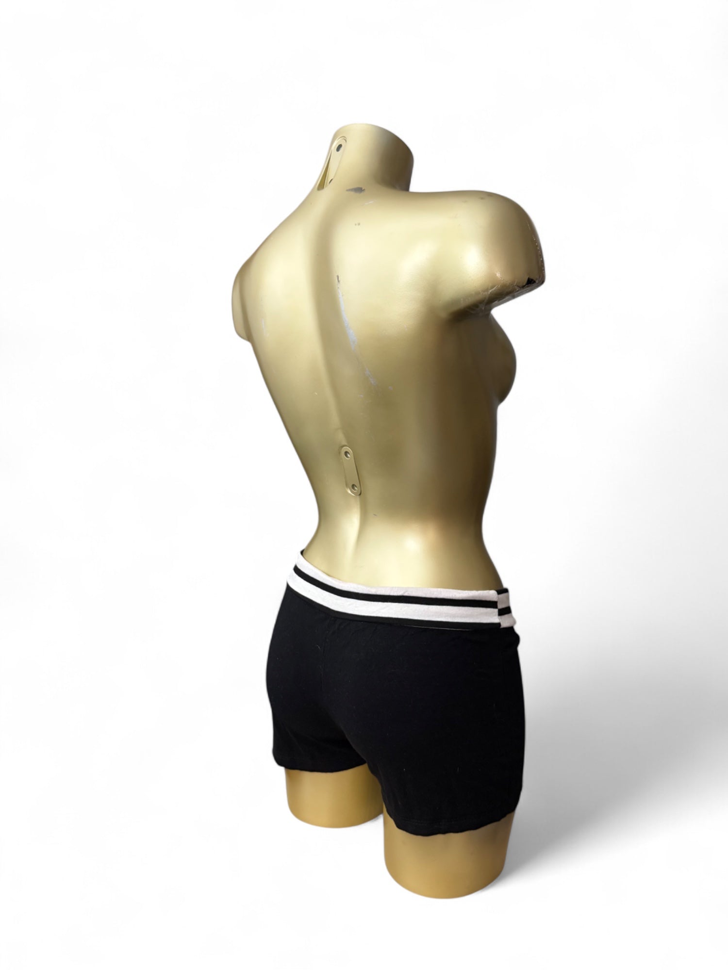 Black  low rise mini short (S/M)